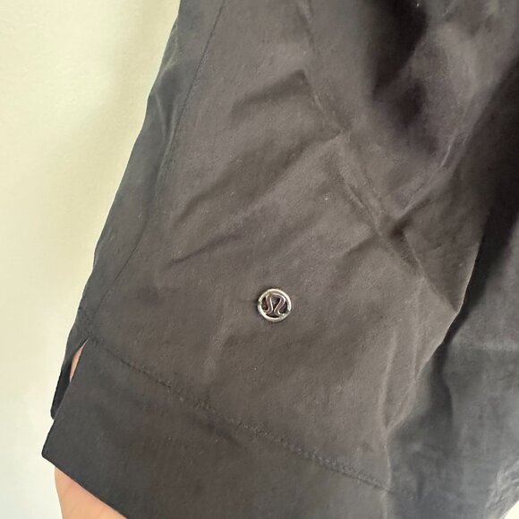 Lululemon Black Satiny Flowy Tank - Picture 3 of 4